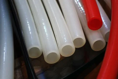 Image of plastic pipes. Stock Photos