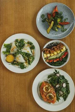 Image of portion of food Stock Photos