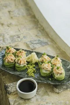Image of portion of food Stock Photos