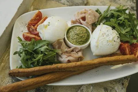 Image of portion of food Stock Photos