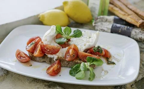 Image of portion of food Stock Photos
