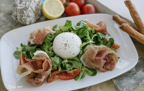 Image of portion of food Stock Photos