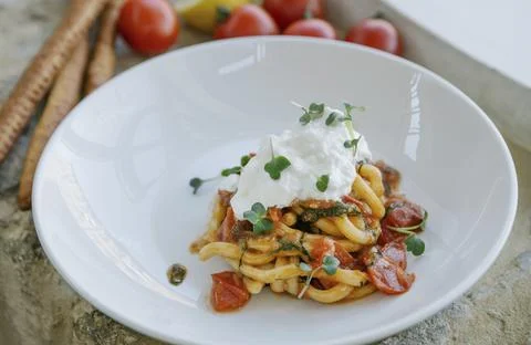 Image of portion of food Stock Photos