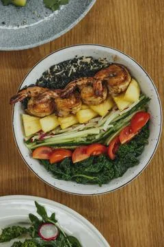 Image of portion of food Stock Photos