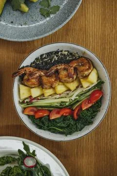 Image of portion of food Stock Photos