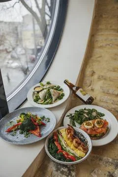 Image of portion of food Foto stock