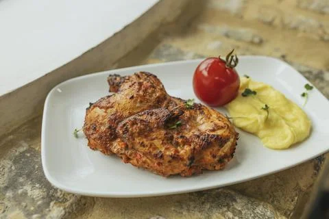 Image of portion of food Foto stock