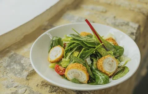 Image of portion of food Stock Photos