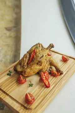 Image of portion of food Stock Photos