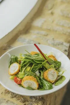 Image of portion of food Stock Photos