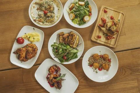 Image of portion of food Foto stock