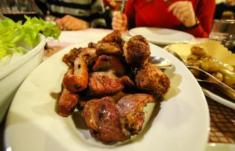 Image of portion of food Foto stock