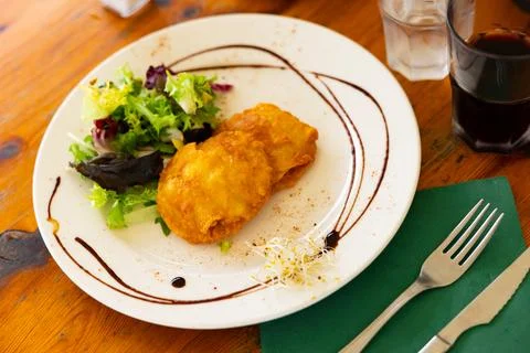 Image of Potatoes stuffed with meat Stock-Fotos