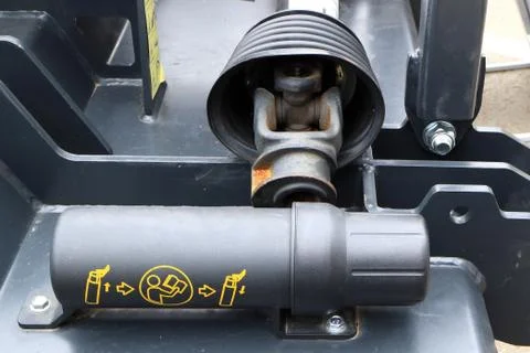 The image of the propeller shaft. Stock Photos