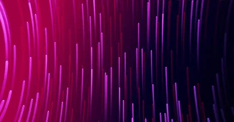 Image of purple and red lines moving on black background イラスト素材