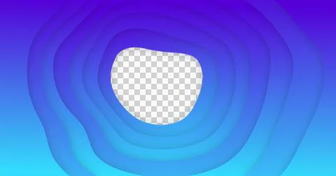 Image of purple gradient lines waving in seamless loop on white background Stock Illustration