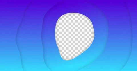 Image of purple gradient lines waving in seamless loop on white background Stock Illustration