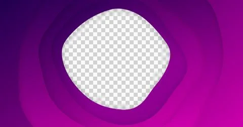 Image of purple gradient lines waving in seamless loop on white background Stock Illustration