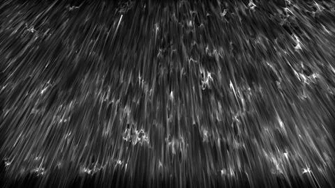 Image of rain falling on a black background Stock Illustration