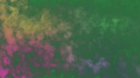 An image of rainbow colored smoke texture colorful on black purple border blue Stock Footage 336858771