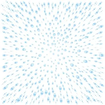 Image of raindrops on a white background, the concept of a rain bubble. For your Stock Illustration