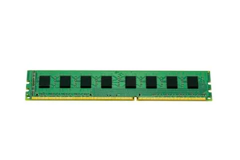 Image of a ram memory on a white background. Equipment and computer hardware. Stock Photos