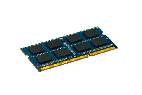 Image of a ram memory on a white background. Equipment and computer hardware. Stock Photos