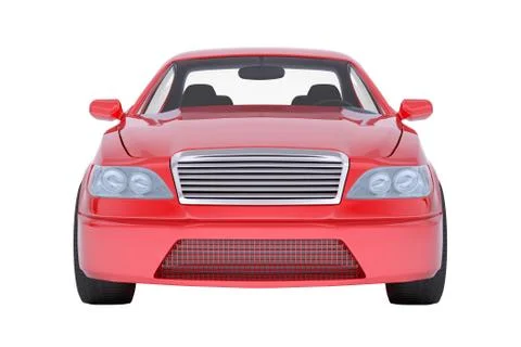 Image of red car Stock Illustration