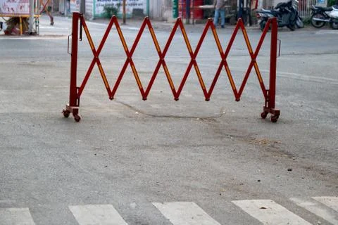 Image of road barrier Stock Photos
