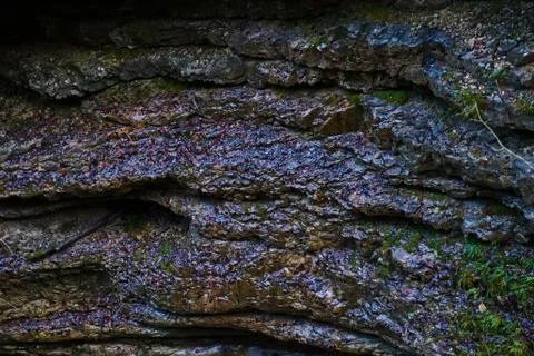 Image of a rocky wall. Stock Photos