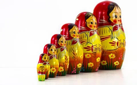 Image of  Russian Dolls Stock Photos