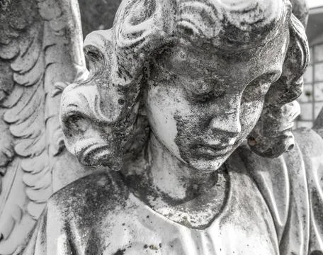 Image of a sad angel Stock Photos