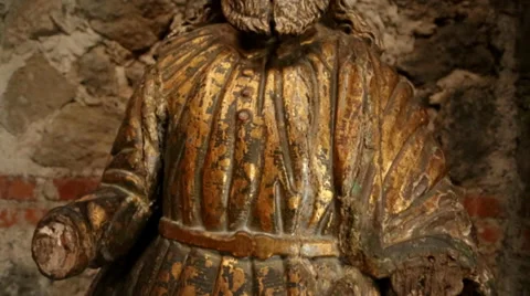 Image of a Saint in Antigua, Guatemala Stock Footage 39909526