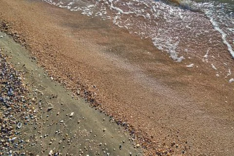 Image of a sandy beach. Stock Photos