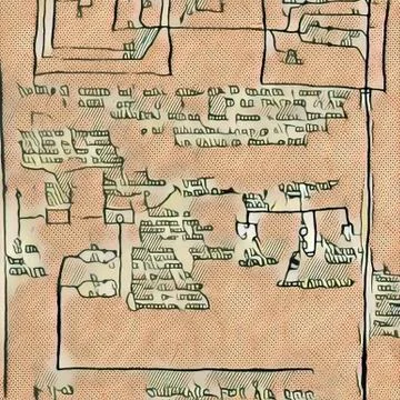 Image of schematic diagram Stock Illustration