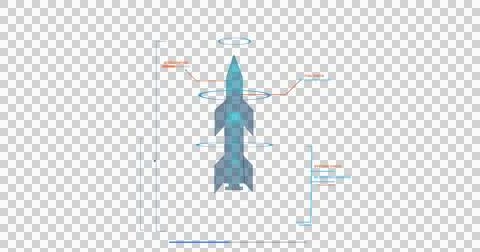 Image of scientific data processing over transparent background Ilustração Stock