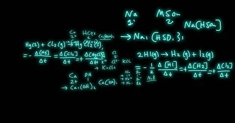 Image of scientific data processing over black background Foto stock