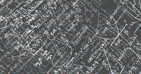 Image of scientific data processing over dark background 스톡 사진