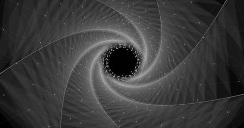 Image of scope scanning and data processing over globe イラスト素材
