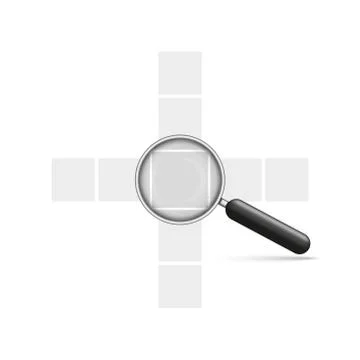 Image search concept mockup carousel for photo posts vertical and horizontal  Stock Illustration