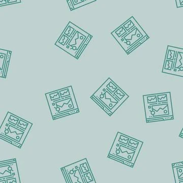Image seo line seamless pattern Illustrazione stock