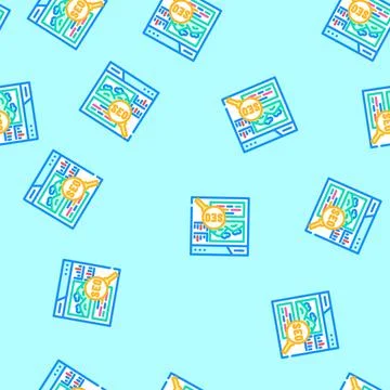 Image seo vector seamless pattern Stock Illustration