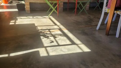 Image of shadow on window on a sunny day Stock Photos