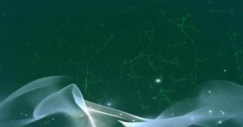 Image of shapes moving on black background Stock Photos
