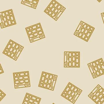 Image sharing advertising line vector seamless pattern Stock Illustration