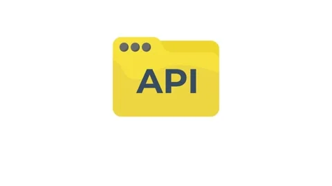 An image showcasing the word "api" in a repetitive format, emphasizing its .. Stock Footage 332199158