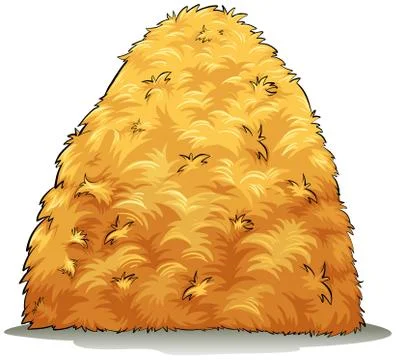 An image showing a haystack Illustrazione stock