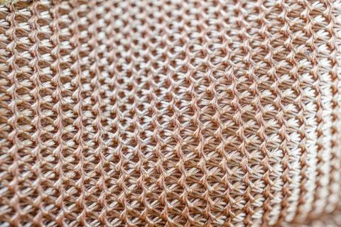Image shows a close-up view of textured, earthy fabric with crinkled appearan Stock Photos