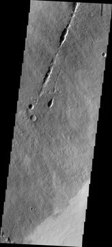 This image shows a collapse feature on the southeastern flank of the volcan.. Stock Photos