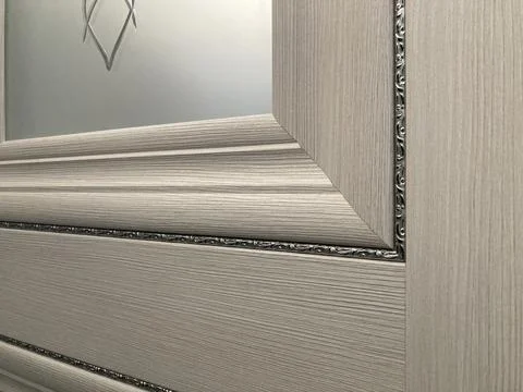 Image shows a corner of an interior space with flexible modular wall panels.. 写真素材